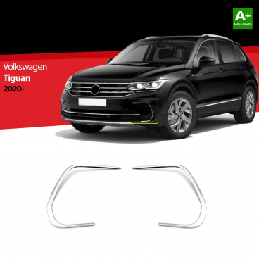 Nerez kryty predných hmloviek VW Tiguan II 2020+