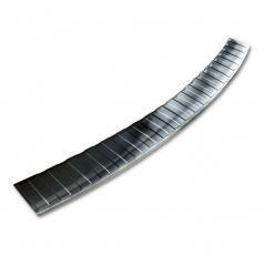 Nerez kryt- čierna ochrana prahu zadného nárazníka Porsche Cayenne 2010-14