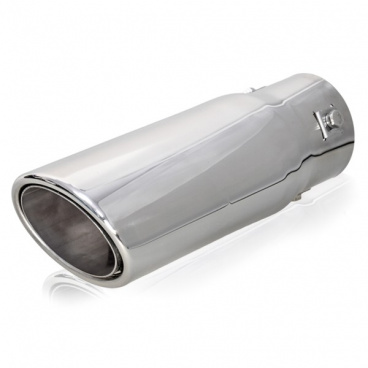 Nerez koncovka výfuku mierny ovál 85x67 mm Nerez koncovka výfuku mierny ovál 85x67 mm