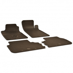Gumové koberce-gumové autokoberce, NISSAN Note, 2013+