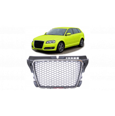 Gril Audi A3 8P Facelift Chróm & Čierny