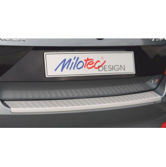 Prah piatych dverí s výstupky, ABS-strieborný, Škoda Octavia III, Limousine 02/2013 +