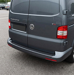 VW T5 - ochranný panel zadného nárazníka z pravého karbónu - Omtec