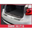 Nerez kryt- zostava-ochrana prahu zadného nárazníka + ochranné lišty prahu dverí BMW X6 F16 2014-16