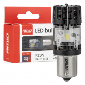 LED žiarovka LumiTec BA15S P21W 12V FULL CANBUS biela