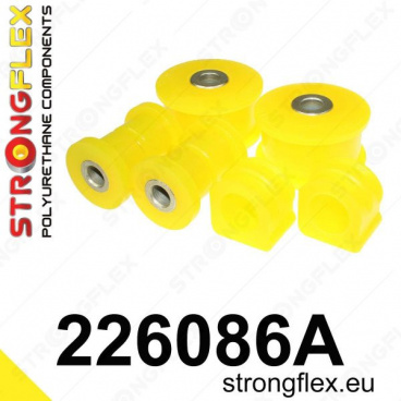 Audi TT 1999-06 Strongflex Šport zostava silentblokov len pre prednú nápravu 6 ks Audi TT 1999-06 Strongflex Šport zostava silentblokov len pre prednú nápravu 6 ks