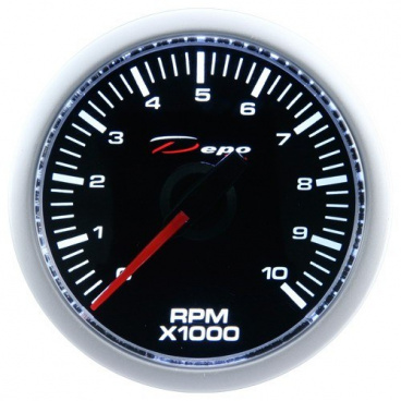 Prídavný budík Depo Racing otáčkomer 52 mm 0-10 000 RPM Prídavný budík Depo Racing otáčkomer 52 mm 0-10 000 RPM