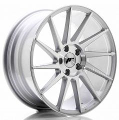 JR Wheels JR22 18x8,5 ET40 5x112 Strieborná Leštená Čelná Strana