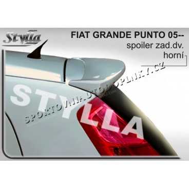 Fiat Grande Punto 05+ spoiler zadných dverí horný