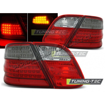 MERCEDES CLK W208 03.1997-04.2002 ZADNÍ LED LAMPY RED SMOKE MERCEDES CLK W208 03.1997-04.2002 ZADNÍ LED LAMPY RED SMOKE