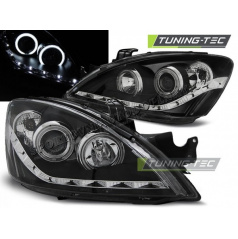 Mitsubishi Lancer 7 2004-07 predné číre svetlá Daylight LED black (LPMI19)