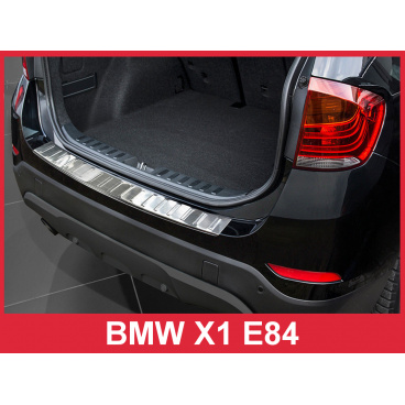Nerez kryt- ochrana prahu zadného nárazníka BMW X1 E84 2012-15 Nerez kryt- ochrana prahu zadného nárazníka BMW X1 E84 2012-15