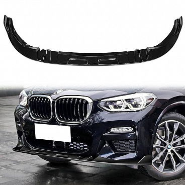 Predný spojler BMW X3 G01 M šport Lesklá čierna Predný spojler BMW X3 G01 M šport Lesklá čierna