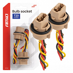 Pätica objímky žiarovky T20 LED 12V W21/5W WY21/5W W3x16q 7443 2 ks.