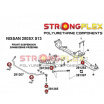 Nissan 200SX S13 1988-93 StrongFlex sestava silentbloků pro přední a zadní nápravu 33 ks