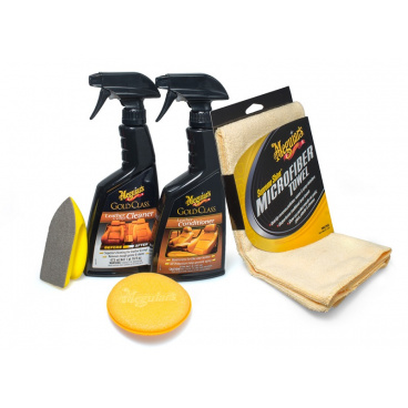 Meguiar 's Heavy Duty Leather Care Kit kompletná sada na čistenie a ochranu kožených povrchov Meguiar 's Heavy Duty Leather Care Kit kompletná sada na čistenie a ochranu kožených povrchov