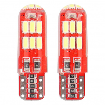 Žiarovka 15 SMD LED T10 (W5W) 12V/24V biela CAN-BUS Žiarovka 15 SMD LED T10 (W5W) 12V/24V biela CAN-BUS