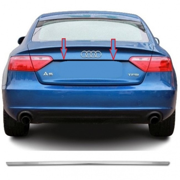 Nerez chróm lišta nad ŠPZ Audi A5 Sportback FL 2011-2017 Nerez chróm lišta nad ŠPZ Audi A5 Sportback FL 2011-2017