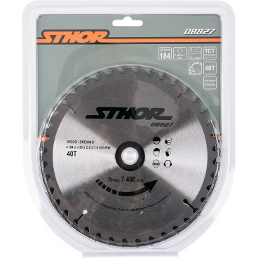 Kotouč na dřevo 184 x 30 mm 40z Kotouč na dřevo 184 x 30 mm 40z