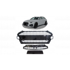 Gril Audi A4 B9 Facelift Lesklá Čierna