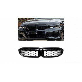 Gril BMW 3 G20 G21 Lesklá Čierna