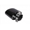 Koncovka tlmiča 150x90mm vstup 70mm Carbon Gloss