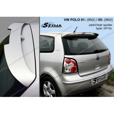 VW Polo 9N3 3D / 5D 2005+ zadný spoiler (EÚ homologácia) VW Polo 9N3 3D / 5D 2005+ zadný spoiler (EÚ homologácia)