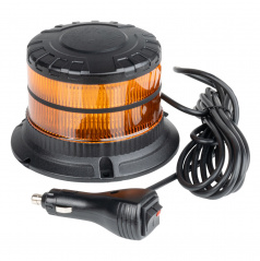 Výstražná blikajúca lampa maják LED W29M 12V 24V AMIO-04110