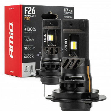 Automobilové LED žiarovky F26 PRO LumiTec LIMITED +130% DUO FULL CANBUS H7 H18 12V 24V Automobilové LED žiarovky F26 PRO LumiTec LIMITED +130% DUO FULL CANBUS H7 H18 12V 24V