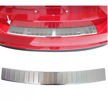 Nerez leštěný panel zadného nárazníka Škoda Octavia III kombi 2012-20 Nerez leštěný panel zadného nárazníka Škoda Octavia III kombi 2012-20