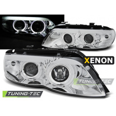 BMW X5 E53 11.2003-06 predné číre svetlá Xenon chrome (LPBMC2)