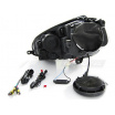 VW Golf 5 10.2003-09 predné číre svetlá LED DRL black (LPVWM6)