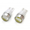 LED žiarovky STANDARD T10 W5W 3xCOB HP 1,5W 12V šošovka AMIO-01624