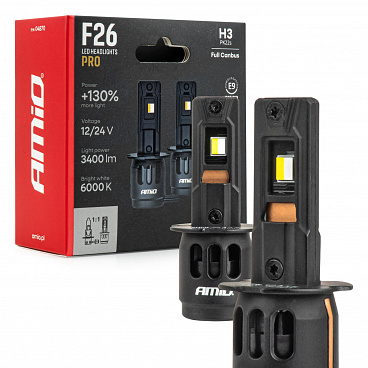 Automobilové LED žiarovky F26 PRO LumiTec LIMITED +130% DUO FULL CANBUS H3 12V 24V Automobilové LED žiarovky F26 PRO LumiTec LIMITED +130% DUO FULL CANBUS H3 12V 24V