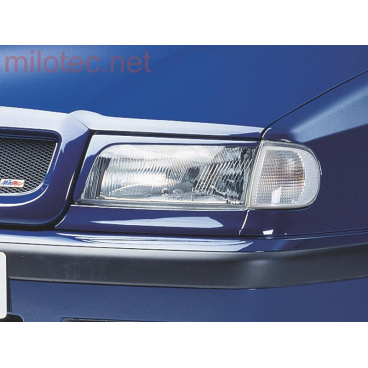 Kryty svetlometov Milotec (mračítka) - ABS čierny, Škoda Felicia Facelift