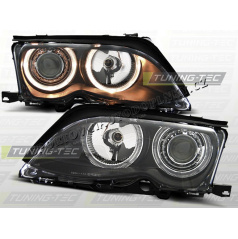 BMW E46 01-05 Angel Eyes black (LPBM86) - sedan, touring
