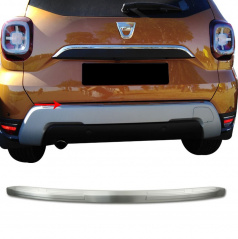 Nerez hrana zadného nárazníka Omtec Dacia Duster 2018+ brúsené matné prevedenie