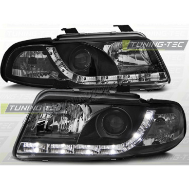 AUDI A4 (B5) 1999-00 Predné číre svetlá DAYLIGHT LED BLACK (LPAU36) AUDI A4 (B5) 1999-00 Predné číre svetlá DAYLIGHT LED BLACK (LPAU36)