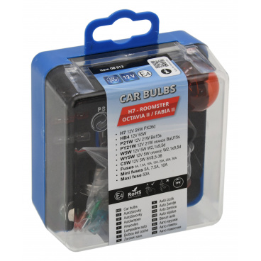 Žiarovky náhradné box Škoda Roomster H7 + OCT2 / Fab2 Žiarovky náhradné box Škoda Roomster H7 + OCT2 / Fab2