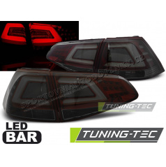 VW Golf 7 2013 zadné lampy smoke red LED BAR (LDVW07)