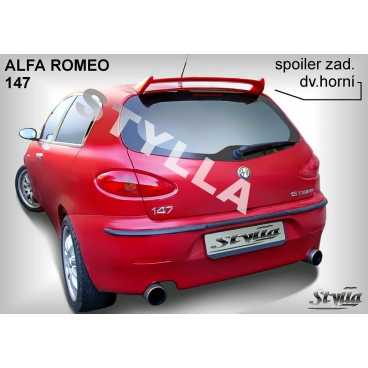 Alfa Romeo 147 2001+ spoiler zadných dverí horný Alfa Romeo 147 2001+ spoiler zadných dverí horný
