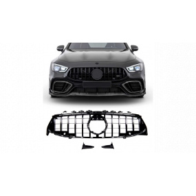 Gril Mercedes-Benz CLA C118 X118 GT Lesklá Čierna PDC