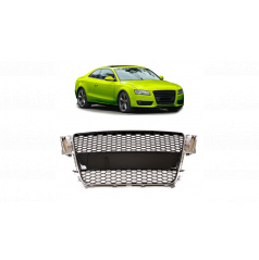 Gril Audi A5 8T Chróm & Lesklá Čierna