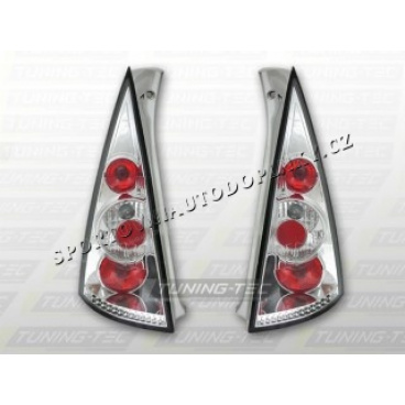 Citroen C3 2002-09 zadné lampy chróm (LTCI04)
