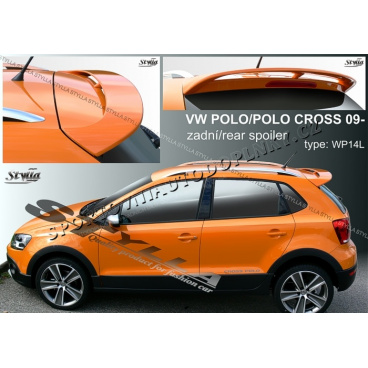 VW Polo, Polo Cross 2009+ zadný spoiler (EÚ homologácia) VW Polo, Polo Cross 2009+ zadný spoiler (EÚ homologácia)