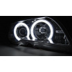 BMW E46 04.2003-06 Coupe, Cabrio predné číre svetlá Angel Eyes CCFL chrome (LPBMH2)