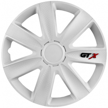 Kryty kol GTX CARBON bílé 14-16" (po 1 ks) Kryty kol GTX CARBON bílé 14-16" (po 1 ks)