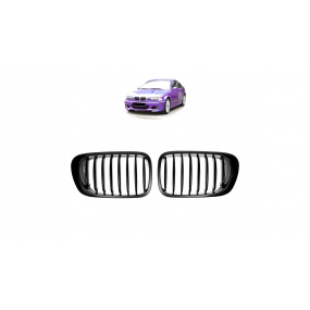 Mriežka BMW 3 E46 jednotlivé lamely Lesklá čierna