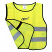 Vesta výstražná žltá S.O.R. detská