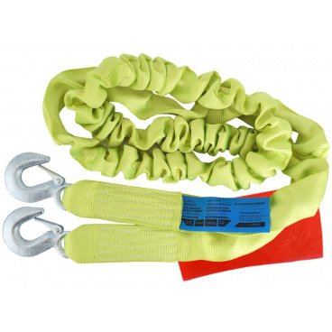 Pružné lano 4 m do 3000 kg - kovové karabíny Pružné lano 4 m do 3000 kg - kovové karabíny